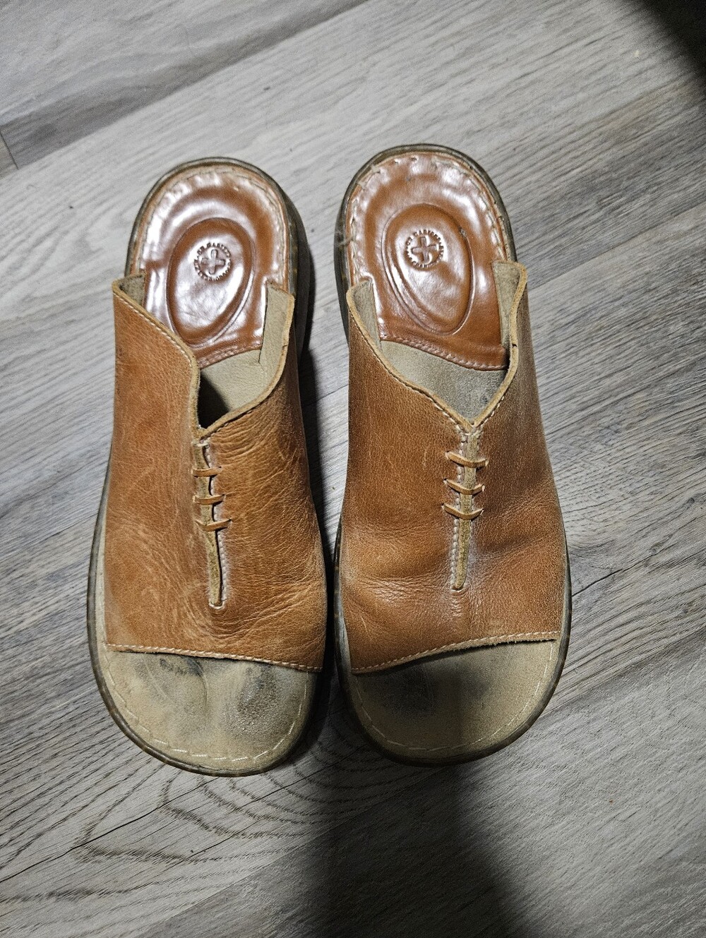 Vintage Dr Martens Slip On Leather Sandals - Picture 2 of 6
